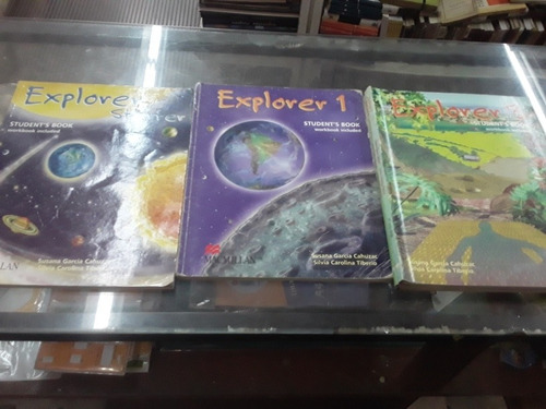 Libros De Inglés - Explorer Starter 1 Y 3 Lote X 3 Títulos (Usado)
