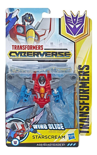 Transformers Cyberverse Figura Decepticon Starscream E1884