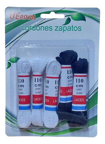 Set 15 Cuerdas Cordones Para Zapatos 110 Cm