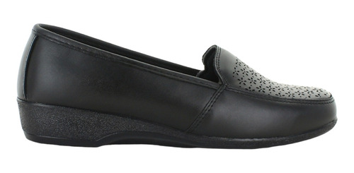 Florenza Mocasin Casual Piel Negro Mujer 78289