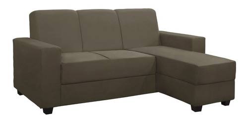 Sofa De 3 Cuerpos Con Extension Chaislong En Tela O Pu Capri