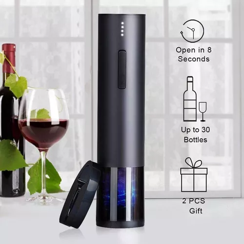 Sacacorchos eléctrico recargable por USB, Kit de abridor de vino  automático, abridor de botellas de vino tinto para Bar, regalo para amantes  del vino - AliExpress