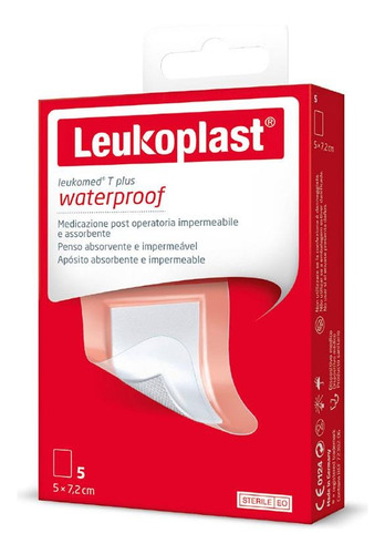 Curativo Leukomed T Plus Prova D'água 5x7,2 C/5 Leukoplast 
