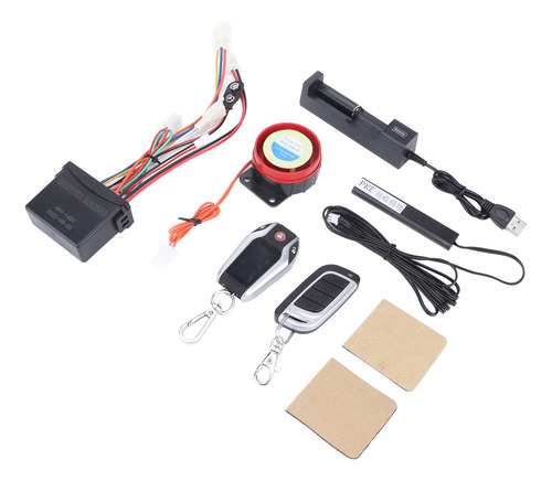 Sistema De Alarma Antirrobo Para Motocicleta 48145v, 2 Vías,
