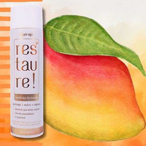 Shampoo E Condicionar Inspiralle Restauração Kit 250ml