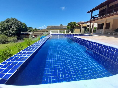 Imagem 17 de 18 de Casa 5/4 Á Venda Com Piscina Privativa E Enorme Jardim No Condomínio Encontro Das Águas. Ca00329