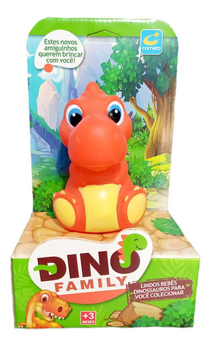 Boneco Dinossauro Baby Rex Leo Dino Family Infantil