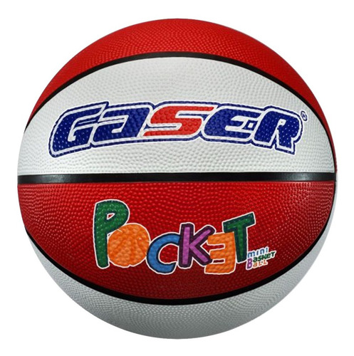 Balón Basketball Gaser Pocket Multicolor Hule No. 3