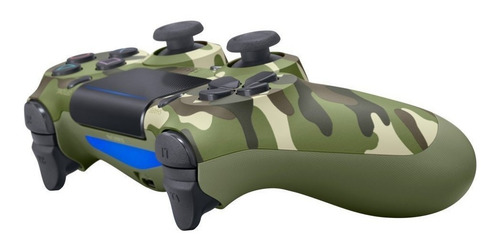Imagen 8 de 8 de Control joystick inalámbrico Sony PlayStation Dualshock 4 ps4 green camouflage