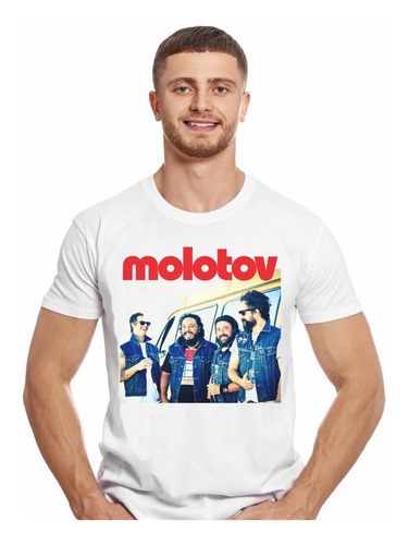 Polera Molotov Band Photo Rock Impresión Directa