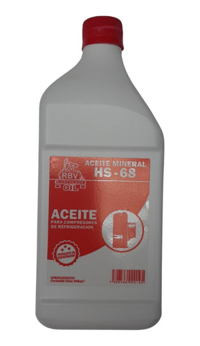 Aceite Mineral Hs-68 Para Compresores R22 946ml