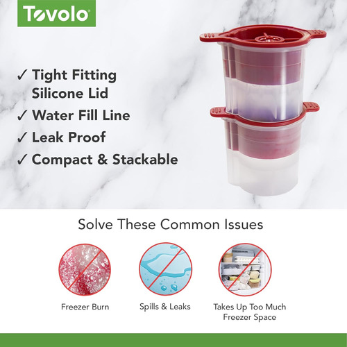 Moldes Para Hielo Tovolo Ornament, Juego De 2, Idea De Molde