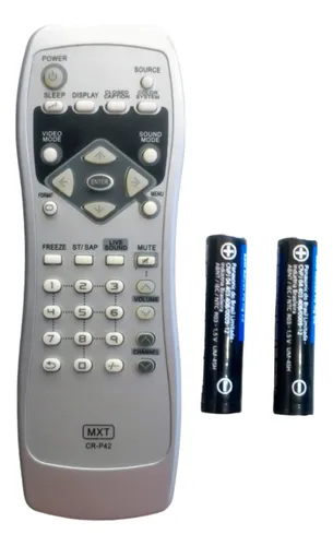 comprar Controle Remoto Tv Gradiente Plt-4230 Cr-p42 C01061 + Pilhas