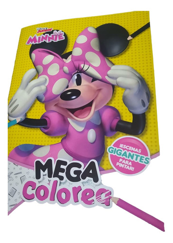 Libro Para Pintar - Mega Tamaño Minnie Mouse