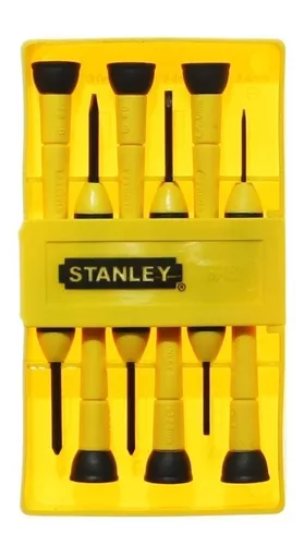 ESTUCHE DESTORNILLADORES PRECISION 6PZ STANLEY — Kroser