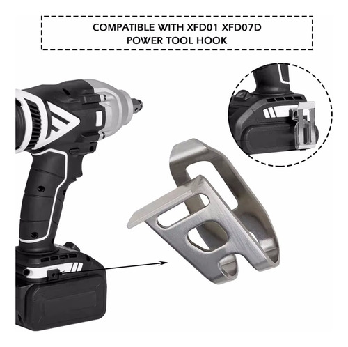 Kit De 5 Ganchos Para Cinturón Para Taladro Eléctrico Makita