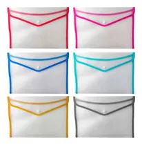 Comprar 6 Carpetas Folder Impermeable Documentos Escolar Oficina