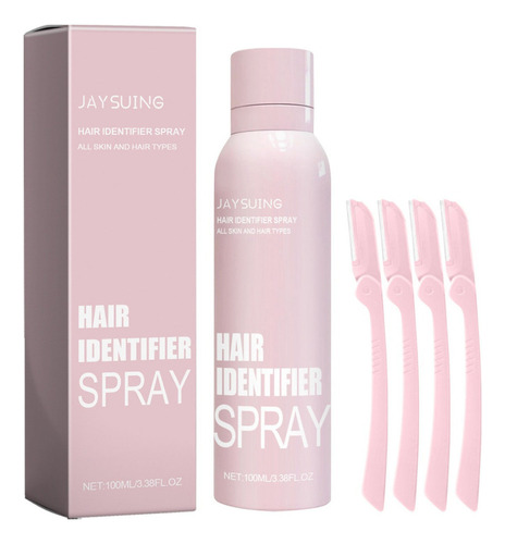 Afeitado Facial Spray Identificador De Cabello,4 Afeitadoras