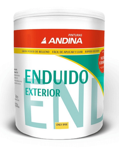 Enduido Exterior Andina 20 Litro Antihongo