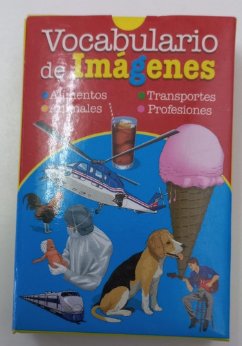 Cartas Vocabulario De Imágenes, Alimento Animales Transporte