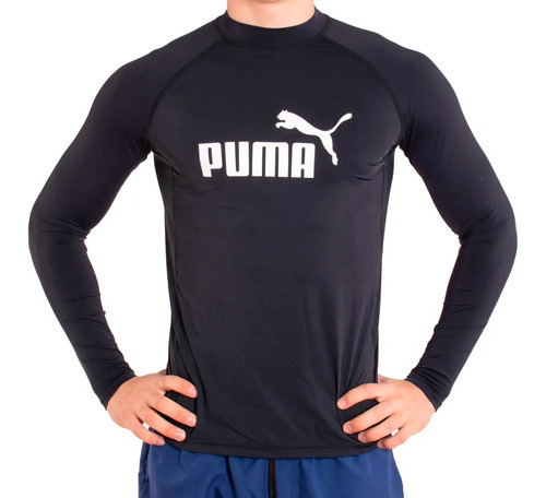 Camiseta Uv 50+ Puma Masculina Manga Longa Proteção Térmica