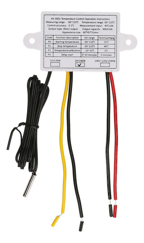 El Interruptor Del Controlador De Temperatura Muestra La Tem