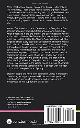 Book : Warez The Infrastructure And Aesthetics Of Piracy -.