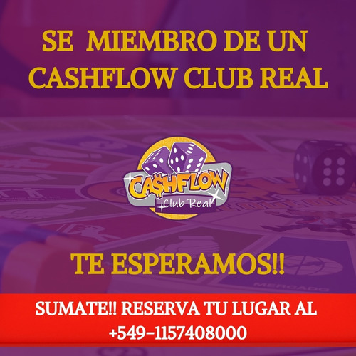 Imagen 4 de 4 de Cashflow Club, Robert Kiyosaki, Eventos Presenciales