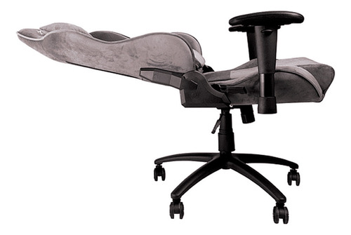 Imagen 6 de 6 de Silla Gamer Dragster Gt 500 Alcantara Series Ashes Grey