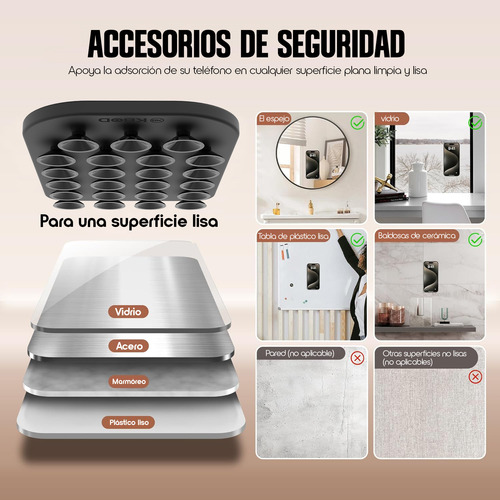 Soporte Ventosa Magnetico Para Carcasa Celular Kbod Stick It