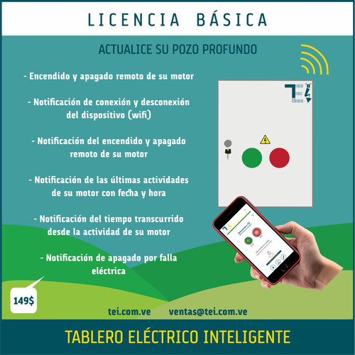 Imagen 1 de 8 de Tablero Eléctrico Inteligente Tei Para Bomba Sumergible