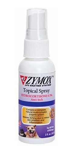 Zymox Tópica Hot Spot Spray Para Perros Y Gatos Con 0,5% De 