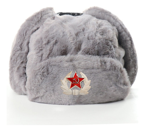 Gorra Rusa Shapka Ushanka (negra, Medic 60a)