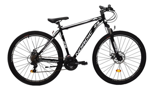 Bicicleta Nordic X1.0 By Slp R29 Shim. 21v Freno Disco Susp Color Azul Tamaño Del Cuadro L