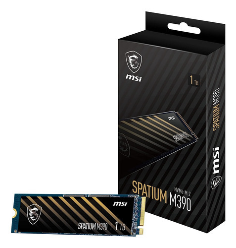 Disco Solido Ssd M2 Msi Spatium M390 Pcie Nvme 1tb Gamer