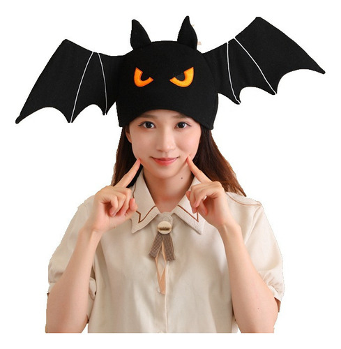 Sombrero De Murciélago Negro For Disfraz De Halloween
