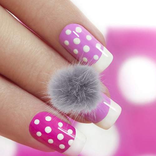 Uñas Postizas Con Puntas Y Bolas De Pelo, Accesorios Para Se