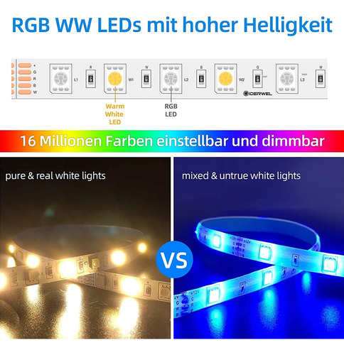 Tira De Luz Led 10m Rgbw Decorativas Smart Zigbee Luces Led