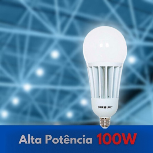 Imagem 2 de 5 de Lâmpadas Led 100w Bulbo Soquete Empresas Indústrias Sítios