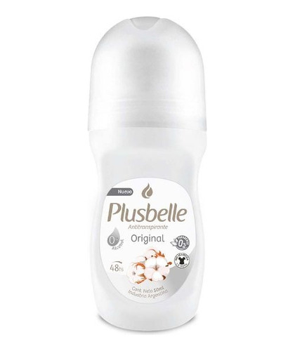  Desodorante Antitranspirante Plusbelle Original X 50 Ml 