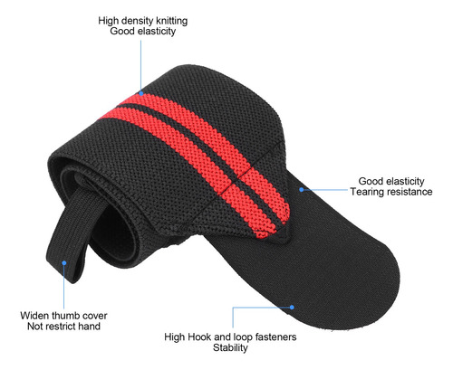 Weight Lifting Wrist Wraps Adjustable Gym Wrist Wrap Support