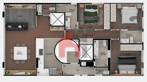 Imagem 3 de 8 de Apartamento À Venda, 126 M² Por R$ 1.950.000,00 - Jardim Europa - São Paulo/sp - Ap1514