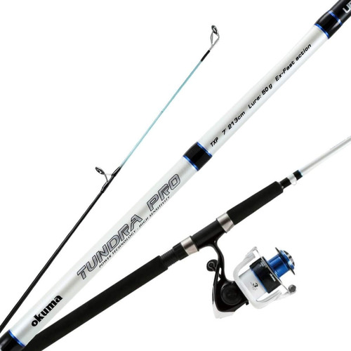 Txp-802-60 Tundra Pro Spinning Combo, 60, 8 Pies De Longitud