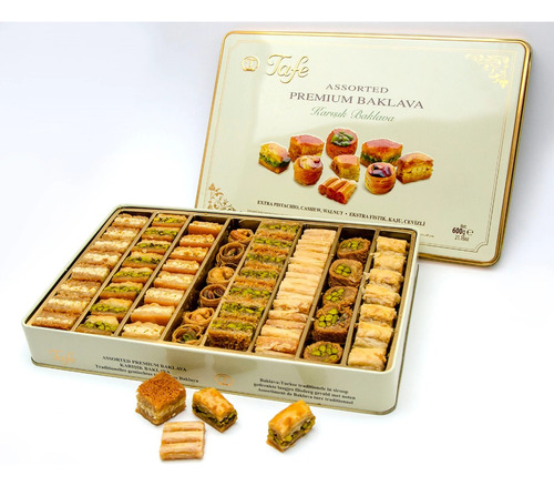 Dulce Árabe Baklava Caju,pistacho,nuez Premium Turco Aleppo