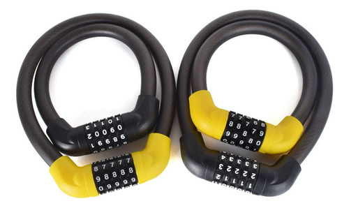 Fs Cable De Bloqueo De Bicicleta Seguro Antirrobo Bloqueo