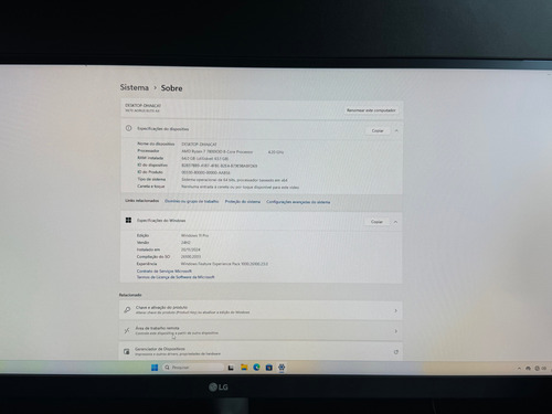 Pc Gamer Gigabyte X670 Aorus - Amd Ryzen 7 7800x3d - 2tb Ssd (Usado)