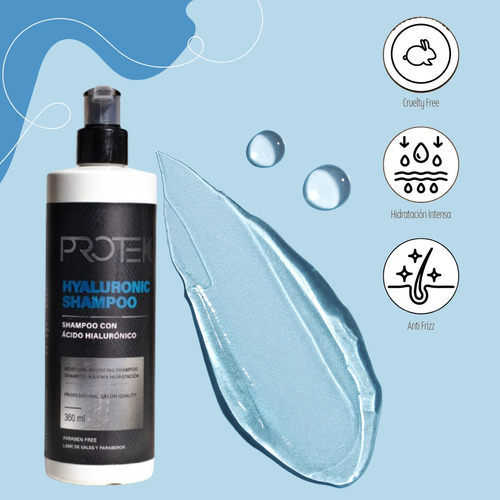 Protek Shampo Con Ácido Hialurónico 360ml
