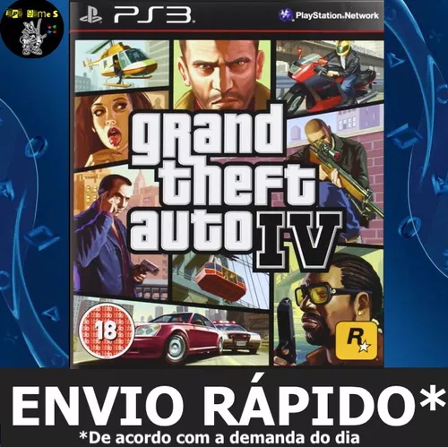 Jogo Grand Theft Auto iv: gta 4 - PS3 (Usado) em Promoção na