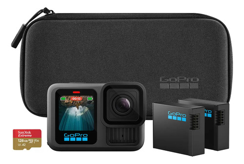 Go Pro Hero 13 Bundle Cámara De Acción + Accesorios Negro