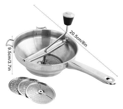 Molino De Alimentos Para Salsa De Tomate Triturador De Puré